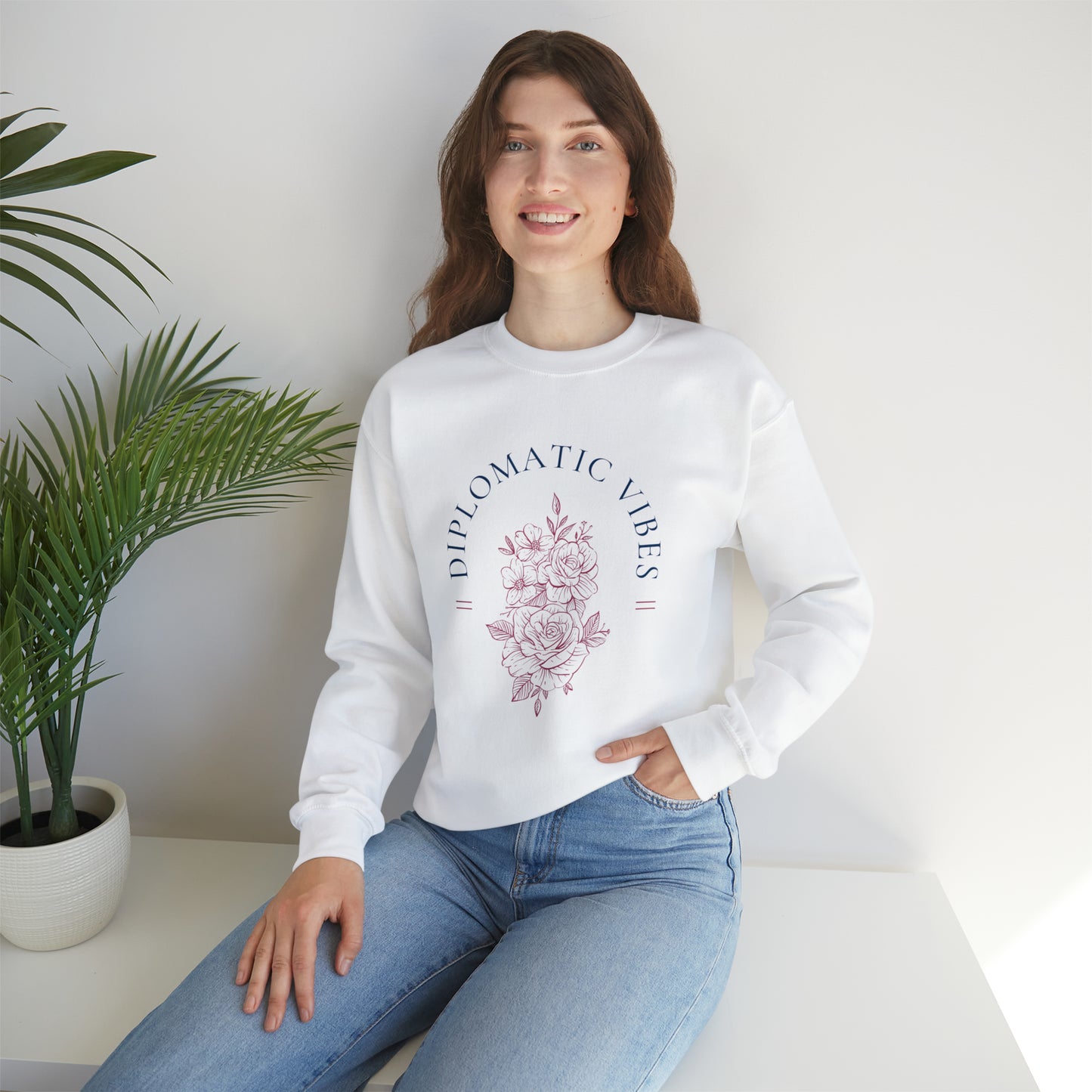 Diplomatic Vibes Soft Sweatshirt